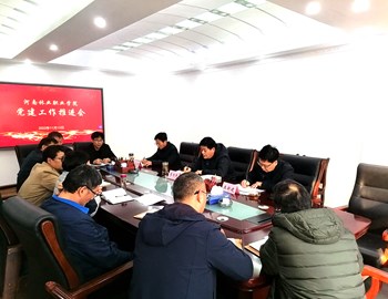 我院召开党建工作推进会