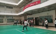 园林系组织羽毛球比赛