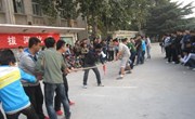 基础部团总支成功举办新生拔河比赛