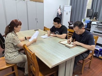 纪委办支部组织学习近平总书记在河南考察时的重要讲话精神