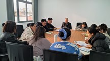 旅游与食品学院党总支组织开展政治理论学习