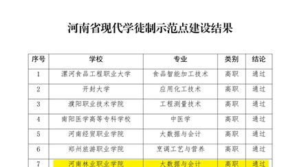 我校大数据与会计专业现代学徒制建设项目通过验收