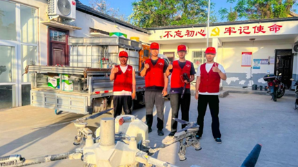 我校无人机应用技术专业学生助力15万亩小麦飞防作业