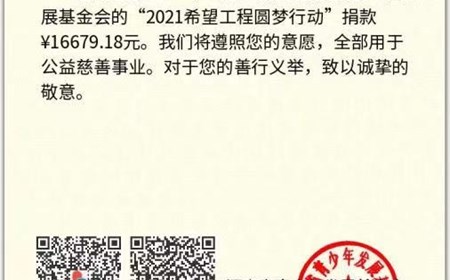 我院青年学子为省“希望工程·圆梦行动”捐款助力