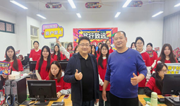 暖心慰问鼓干劲 校企协同育英才 商务学院领导慰问“双十一”实习学子