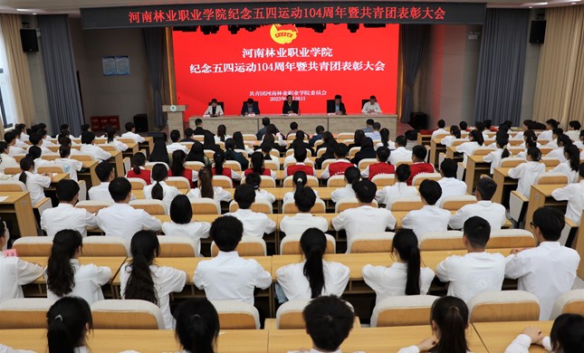 学院召开纪念五四运动104周年暨共青团表彰大会