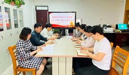 园林园艺学院学工党支部开展2025年第九周政治理论学习